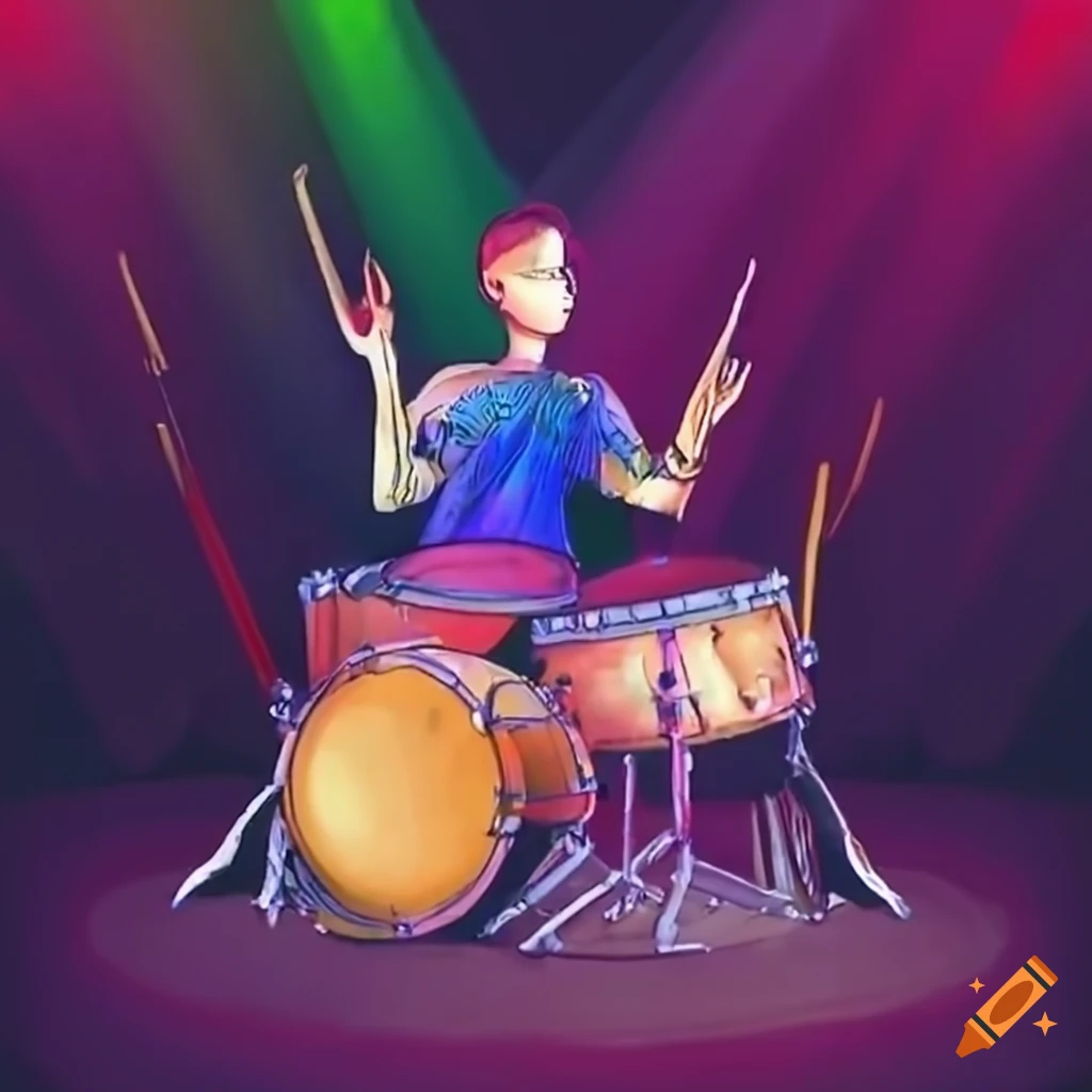 person playing drums on stage