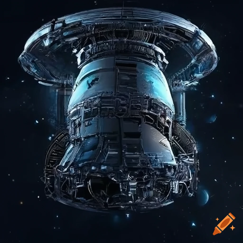 detailed concept art of a universe-driving engine