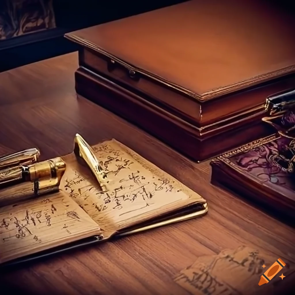 vintage desk with a handwritten letter and fountain pen