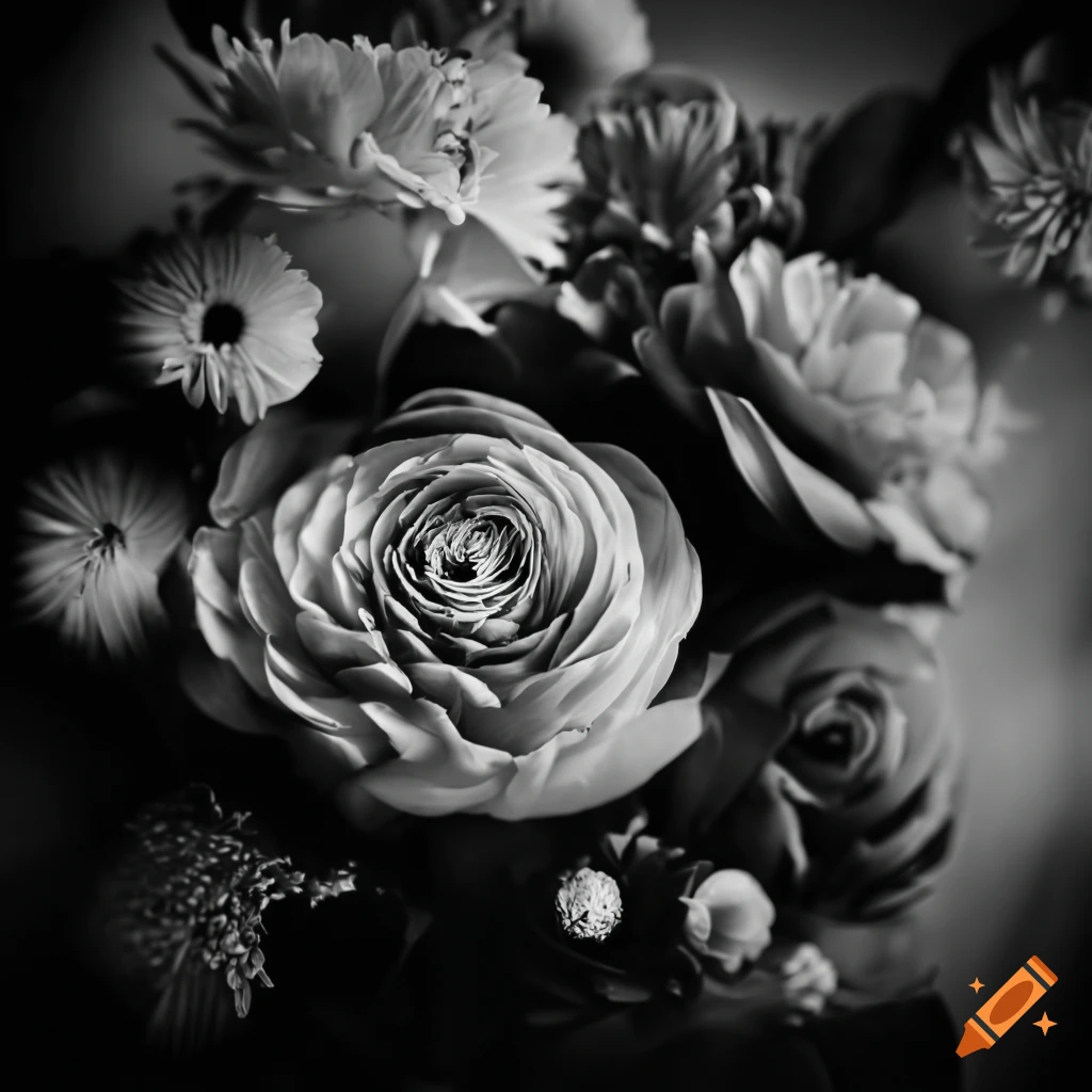 close up of flowers at a 1920s flower shop
