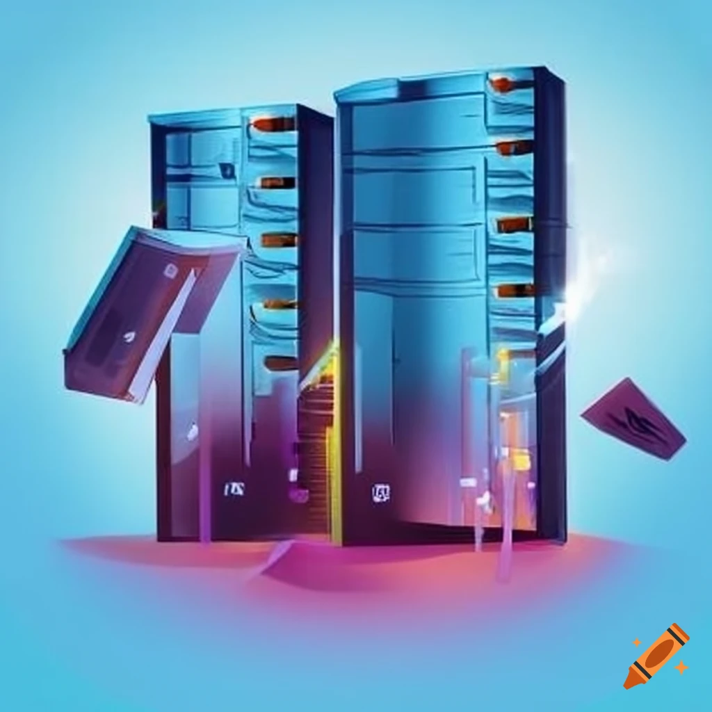 image of servers used for voting system