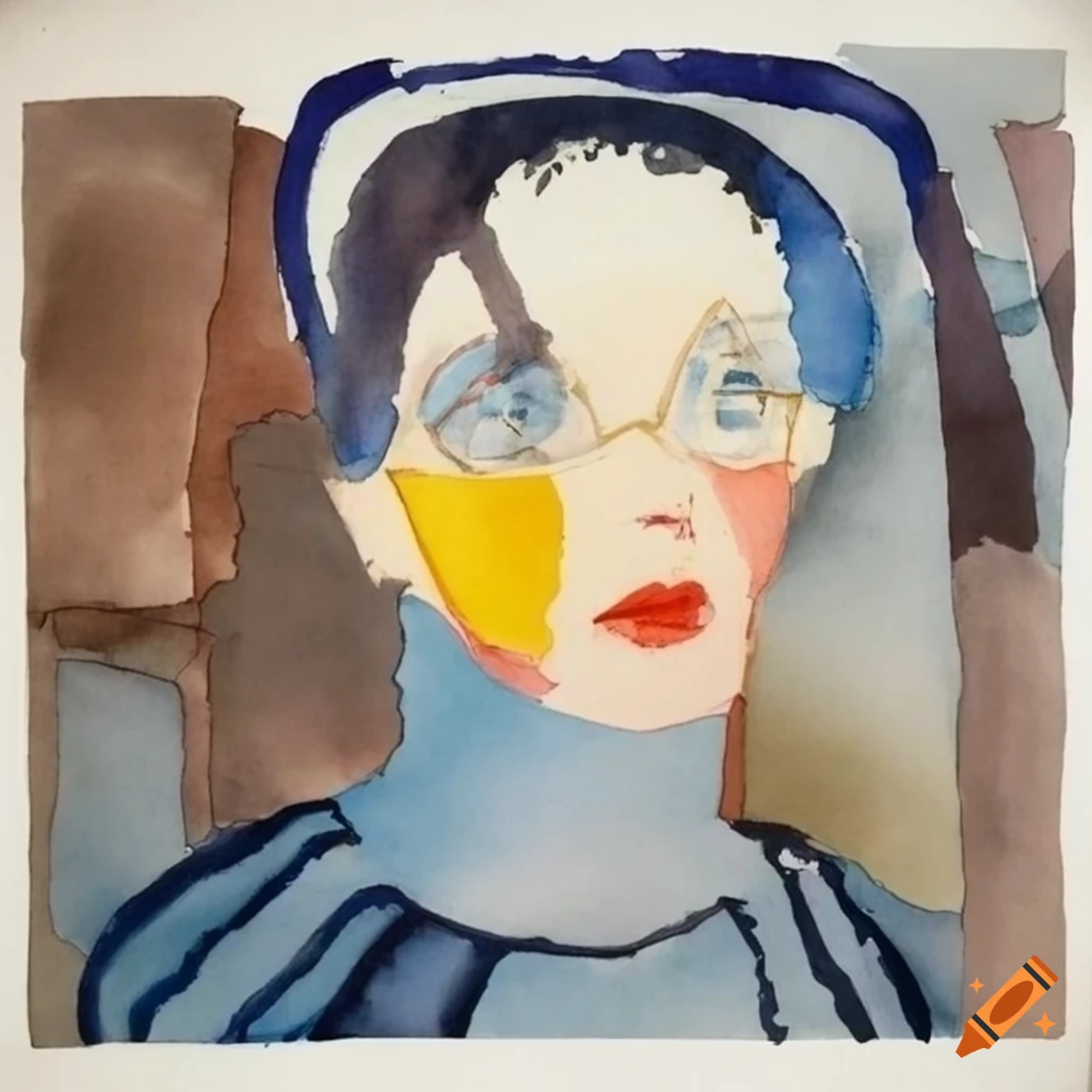 watercolor painting by Georges Braque and David Hockney