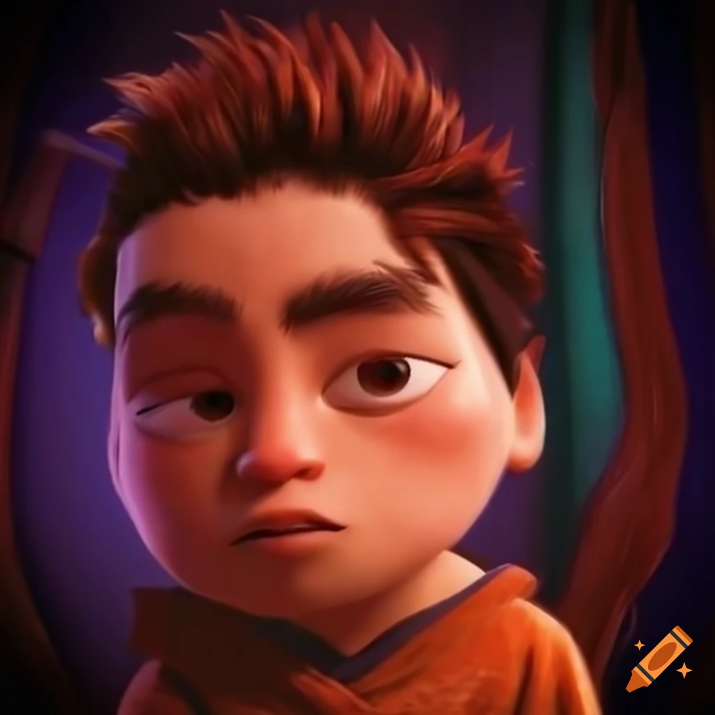 Pixarstyle illustration of zatoichi on Craiyon