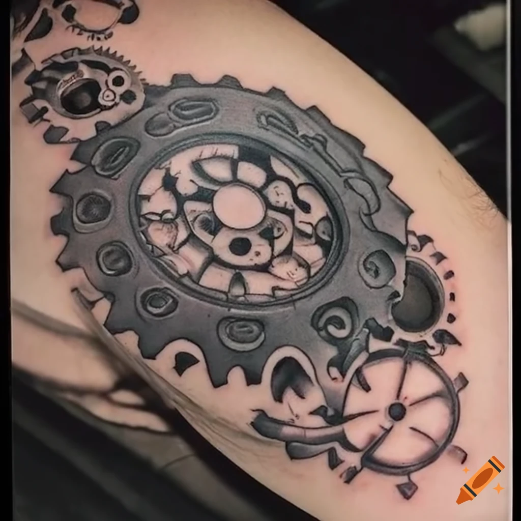 metal clockwork | Idee per tatuaggi, Tatuaggi, Idee