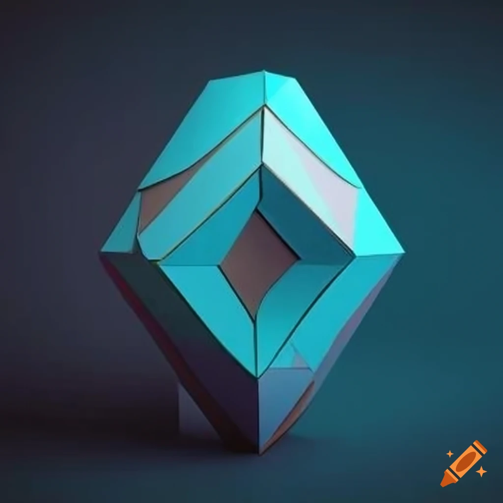 stylized representation of a diamond-shaped house using the letters D and N