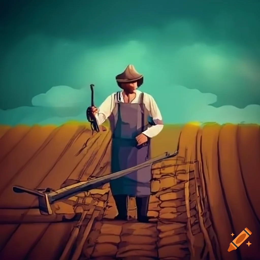 farmer working in the field