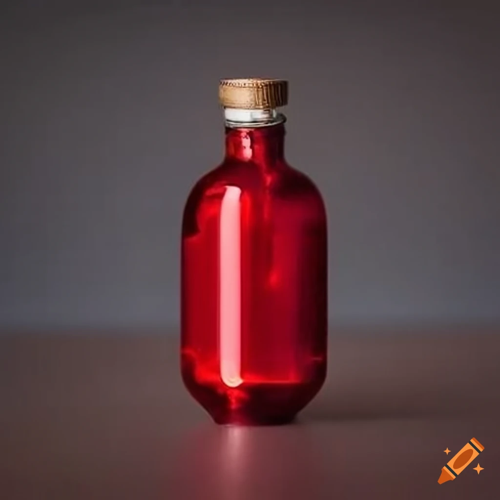red potion bottle