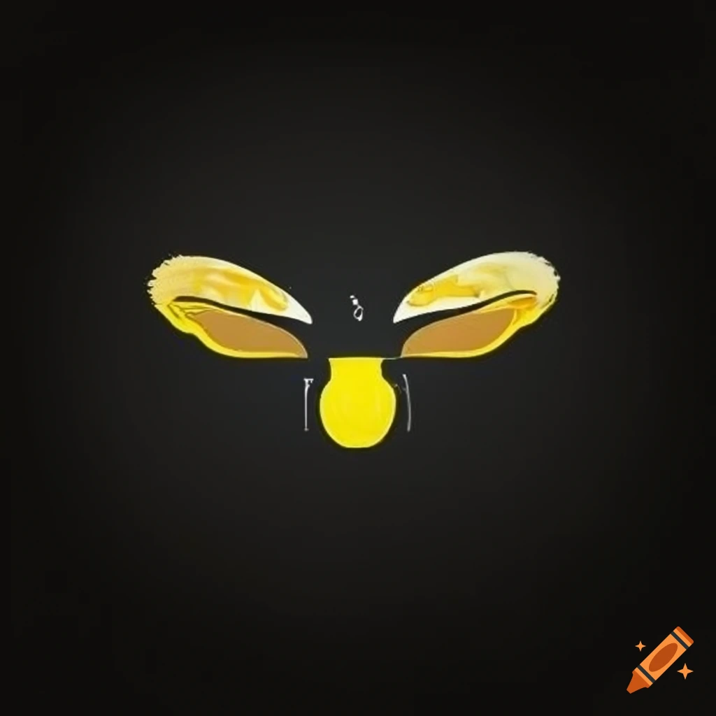 logo of a bumblebee for a sewing company