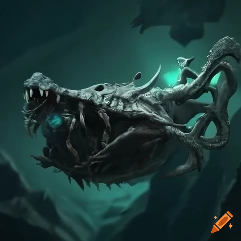 image of a mysterious deep sea creature
