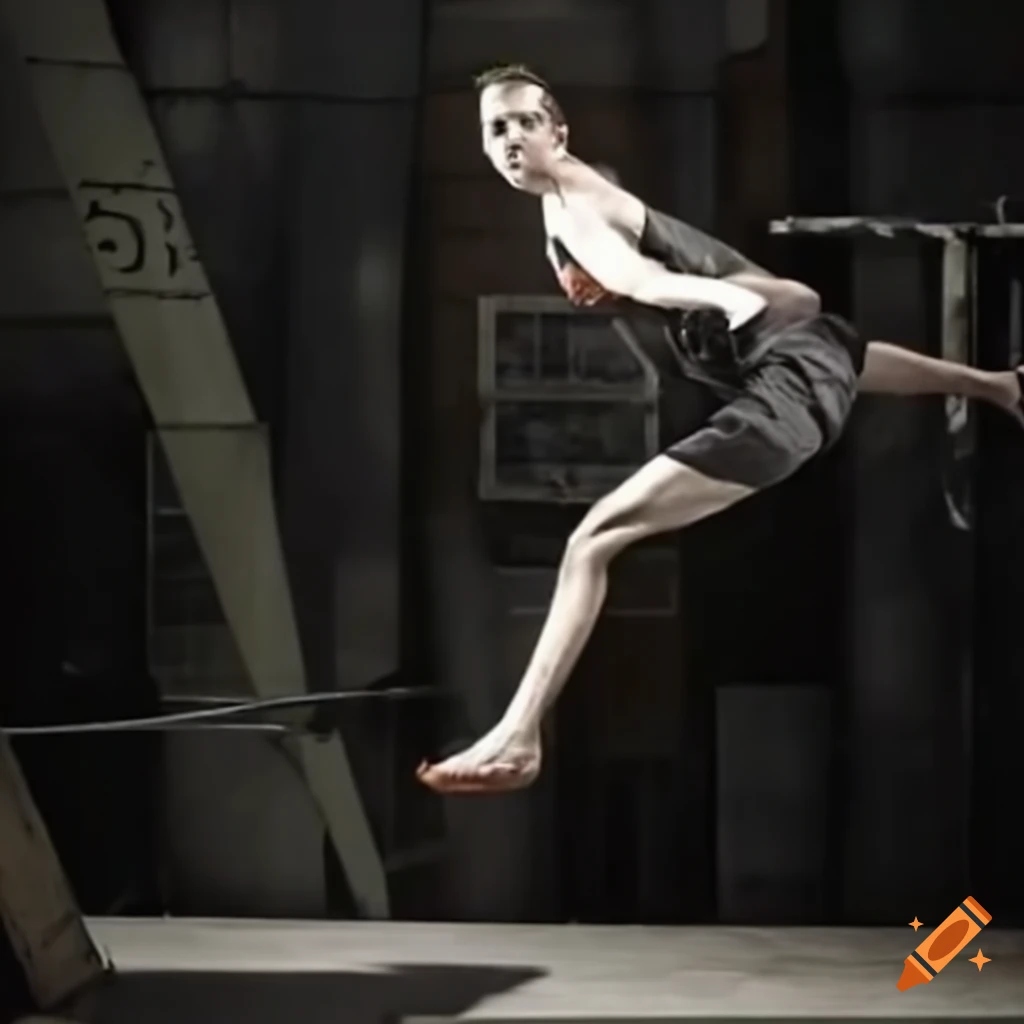 gravity-defying acrobatics