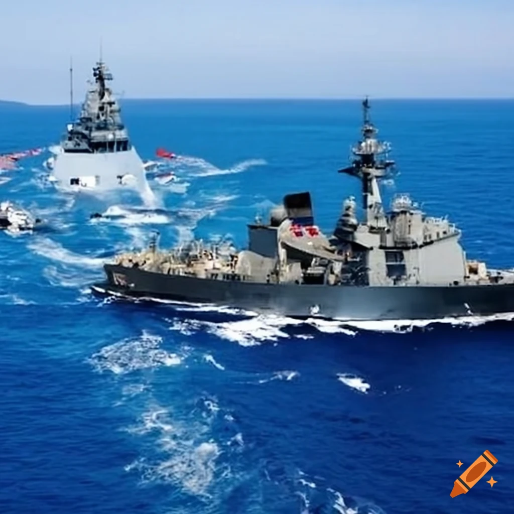 image of thrilling naval warfare