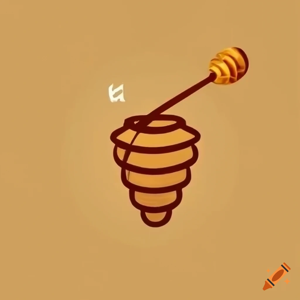 logo of Arabic honey with Aqeeq Alyemen text