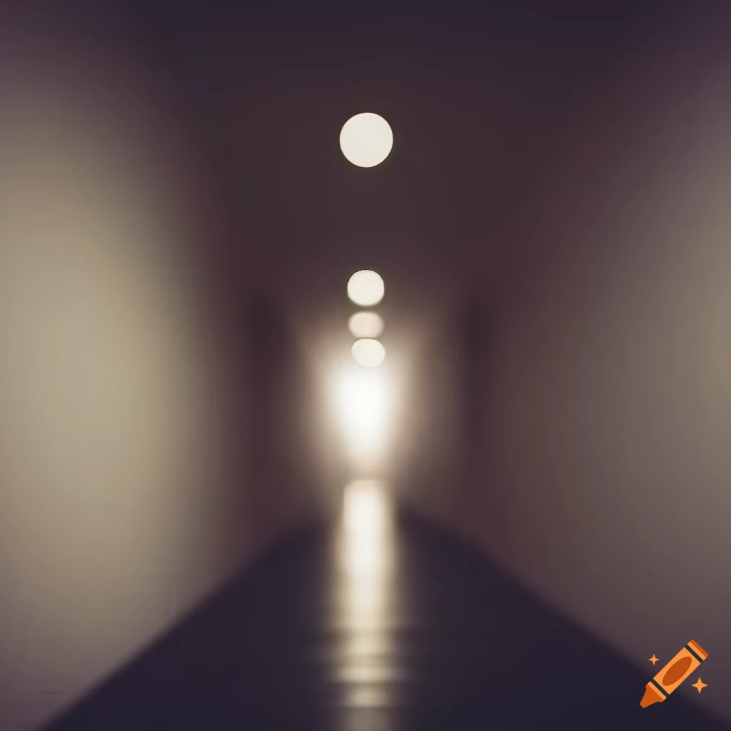 realistic hallway with ample space