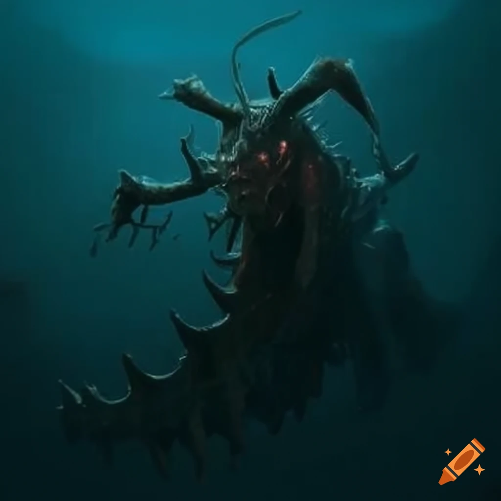 image of a mysterious deep sea creature