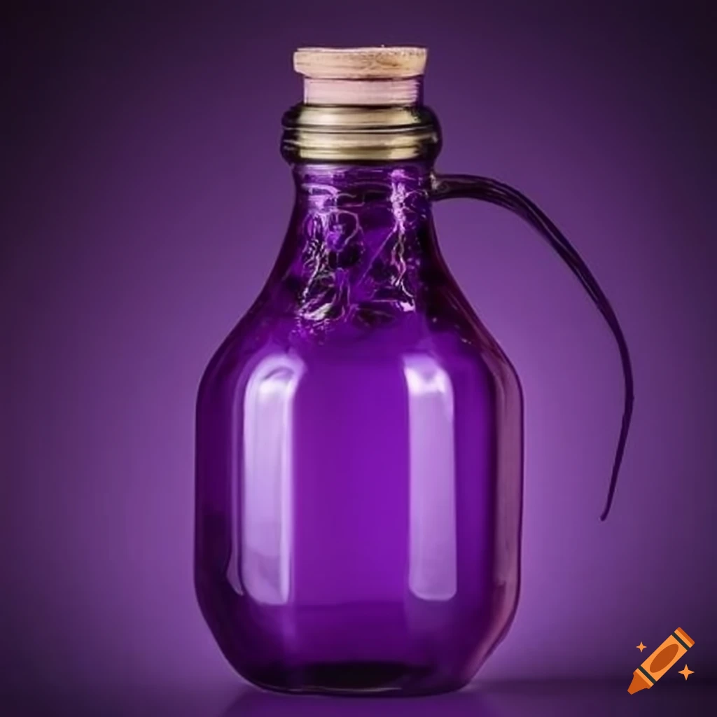 purple potion bottle