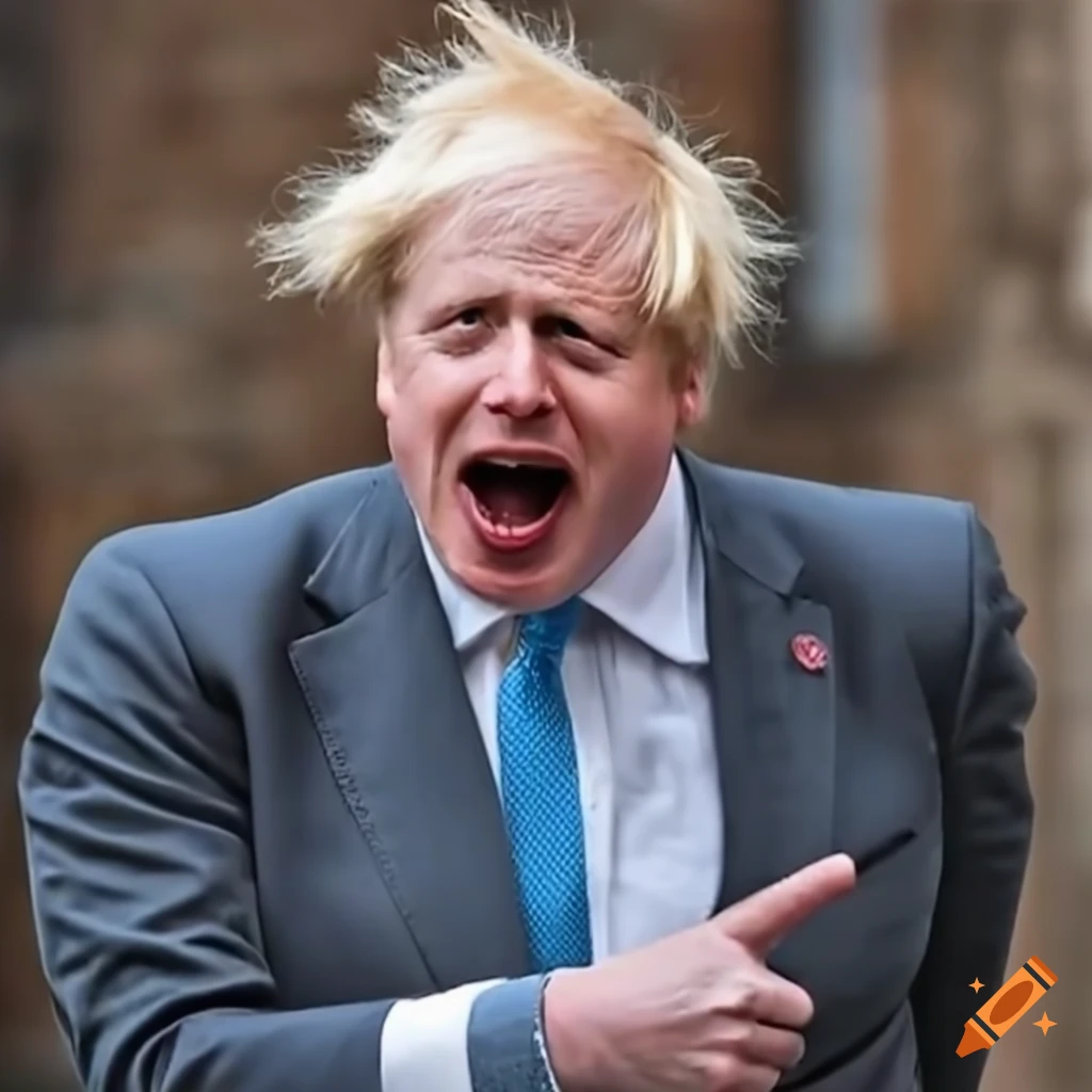 image of Boris Johnson making a passionate speech
