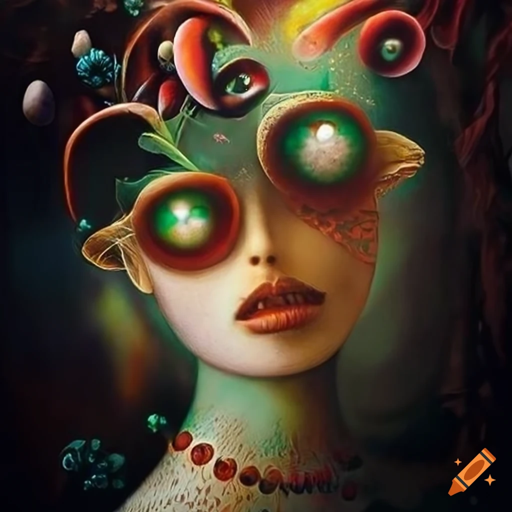 surreal and whimsical painting by Catrin Welz-Stein