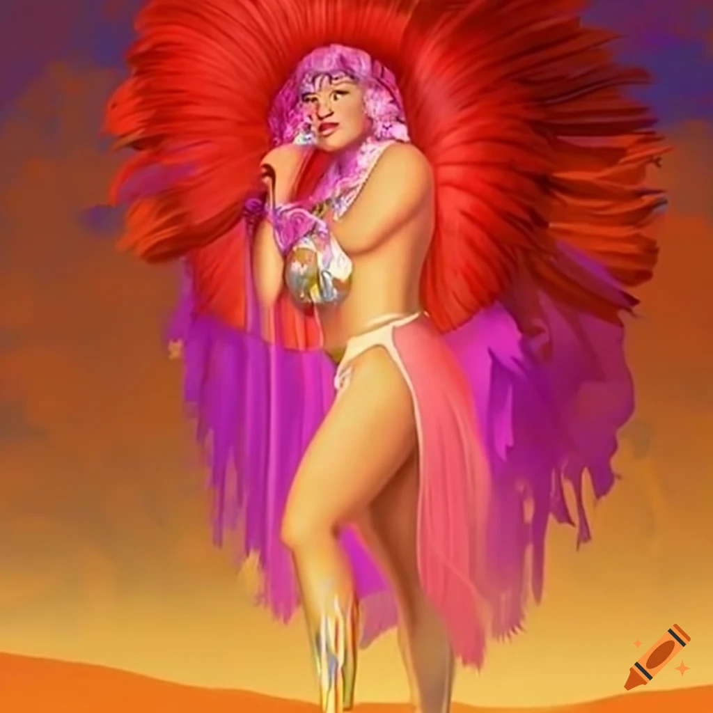 portrait of Priscilla, queen of the desert