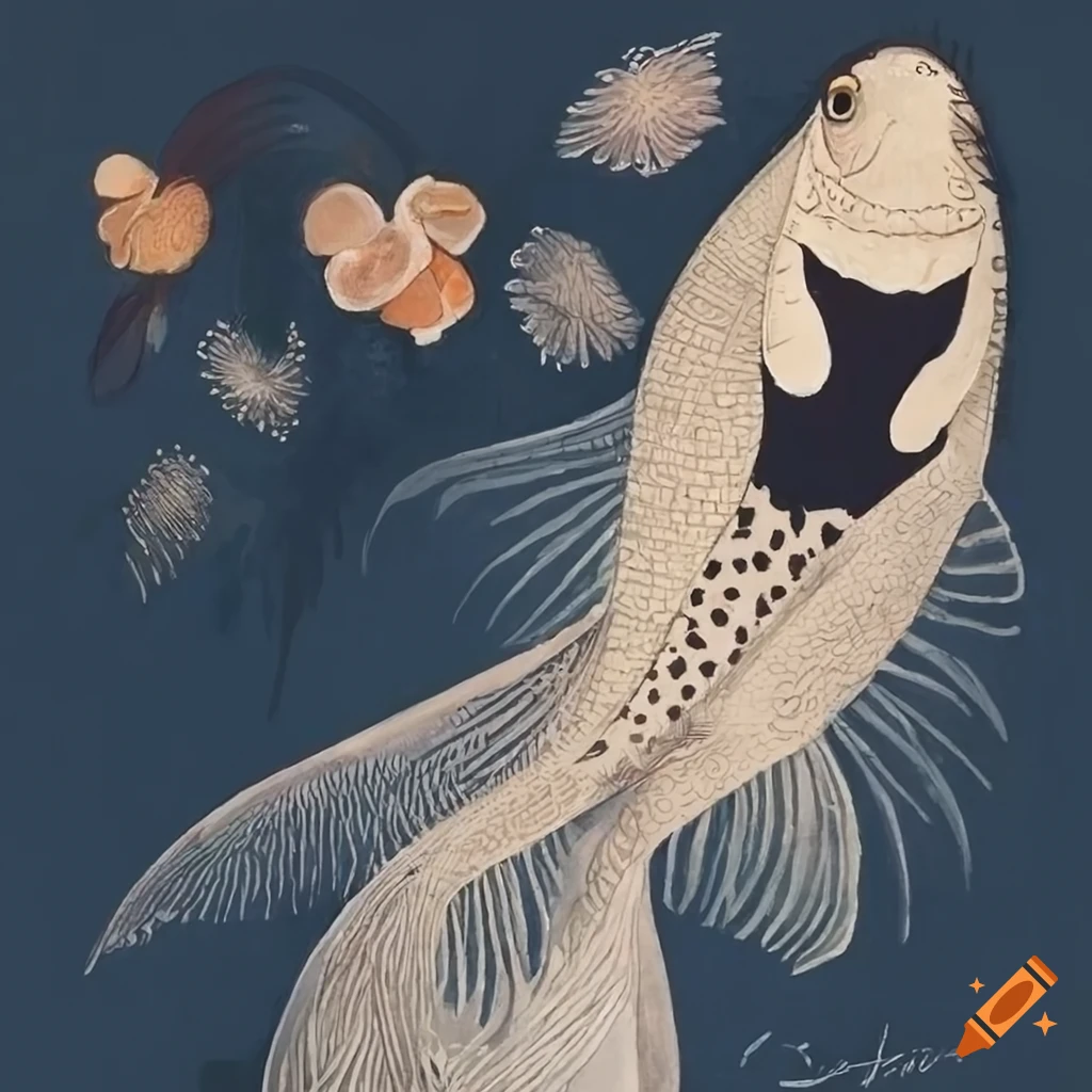 RITHIKA MERCHANT meeting Diego Rivera's painting of a koi fish