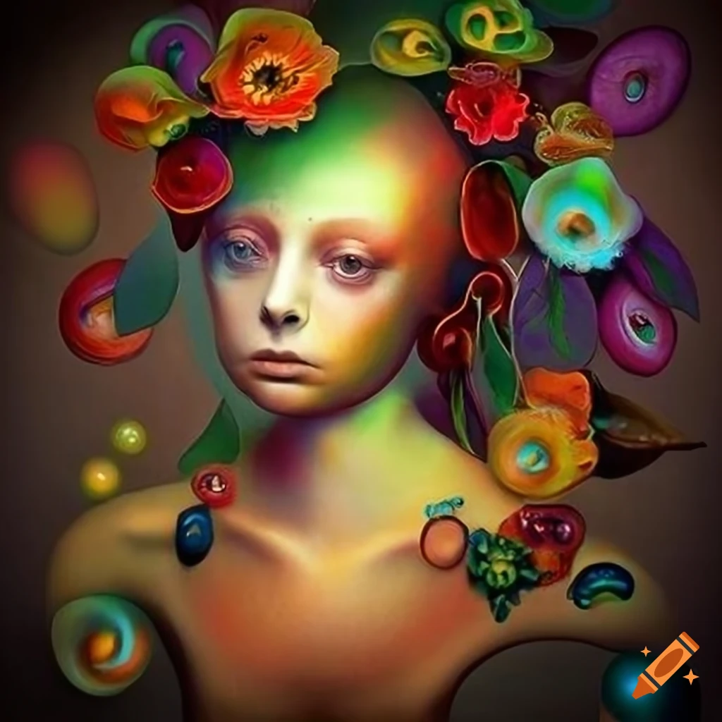 surreal and whimsical painting by Catrin Welz-Stein