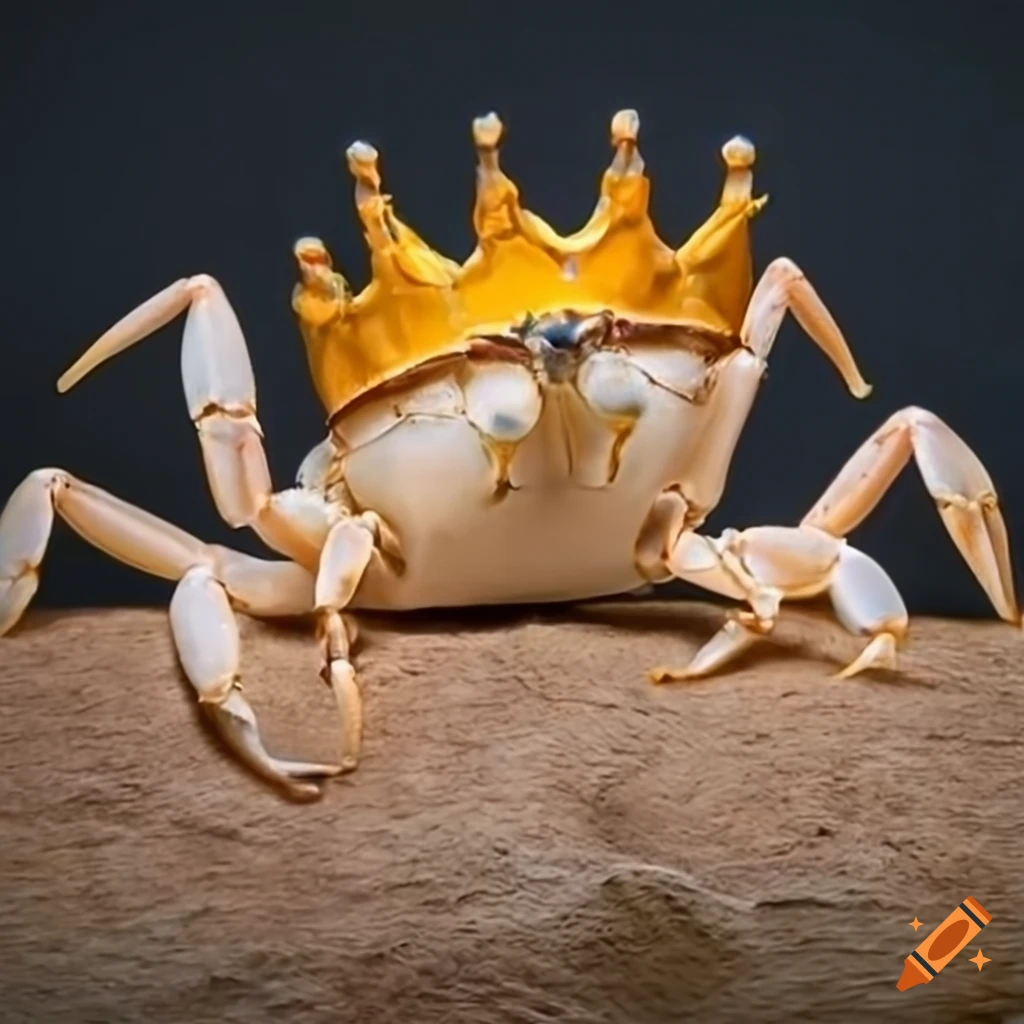 crowned crab illustration