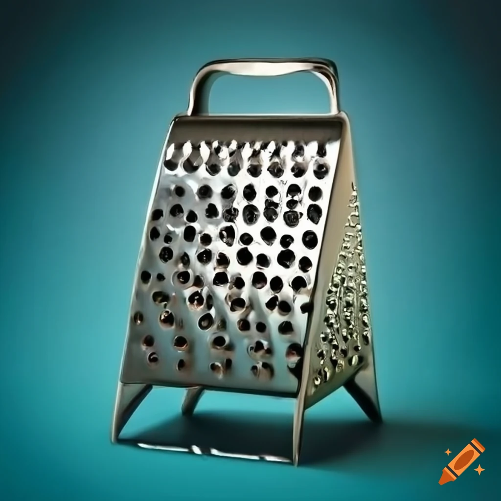 wall art of a cheese grater design