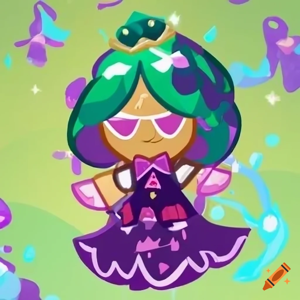 Cookie character from enchanted forest mobile game on Craiyon