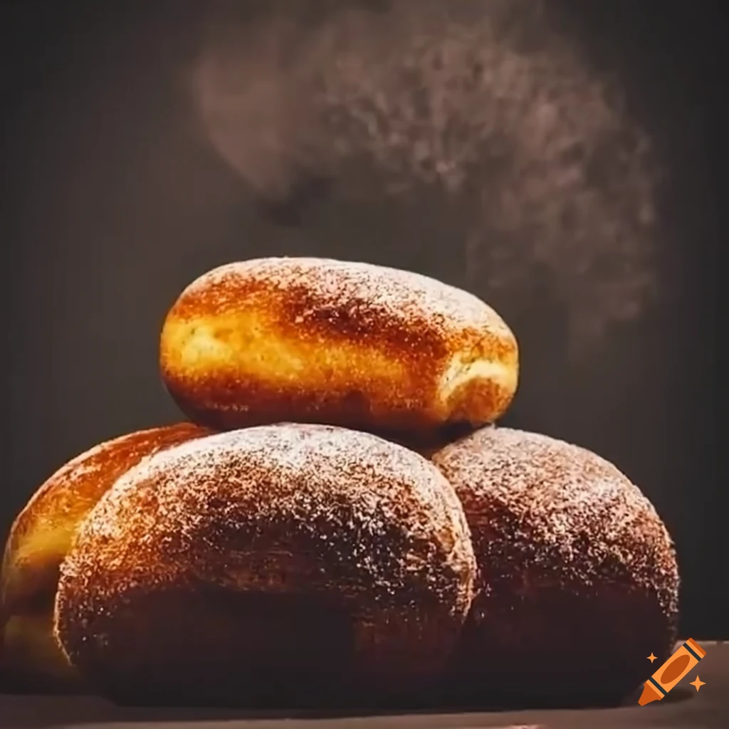 cinnamon sugar dusted bite-sized donuts