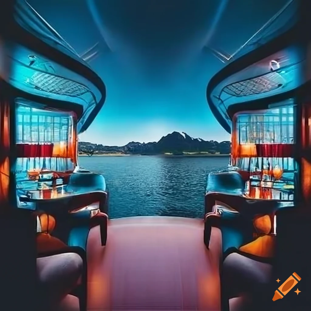 interior of Peng Hu cruise ship