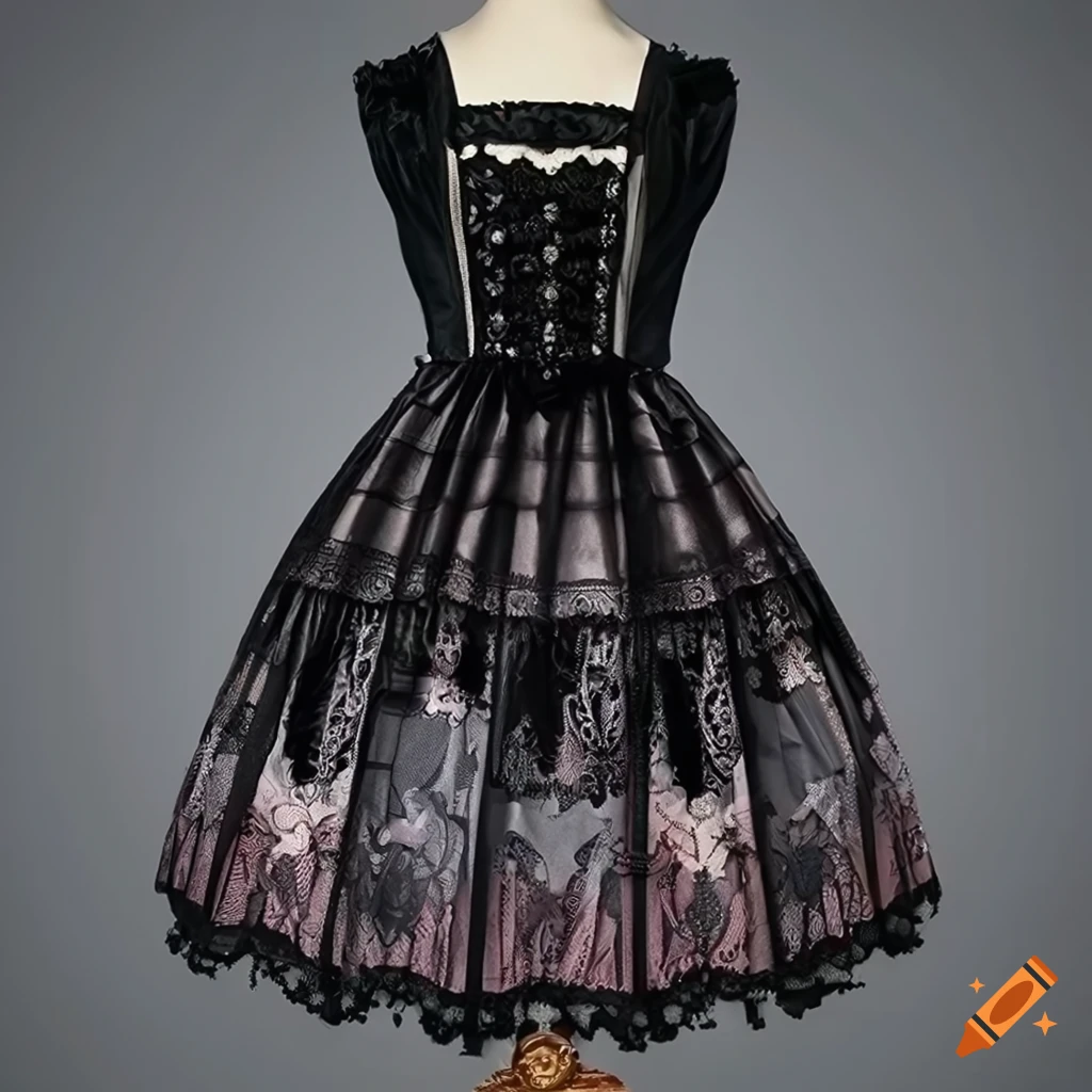 detailed photo of gothic lolita fashion jsk by metamorphose temps de fille