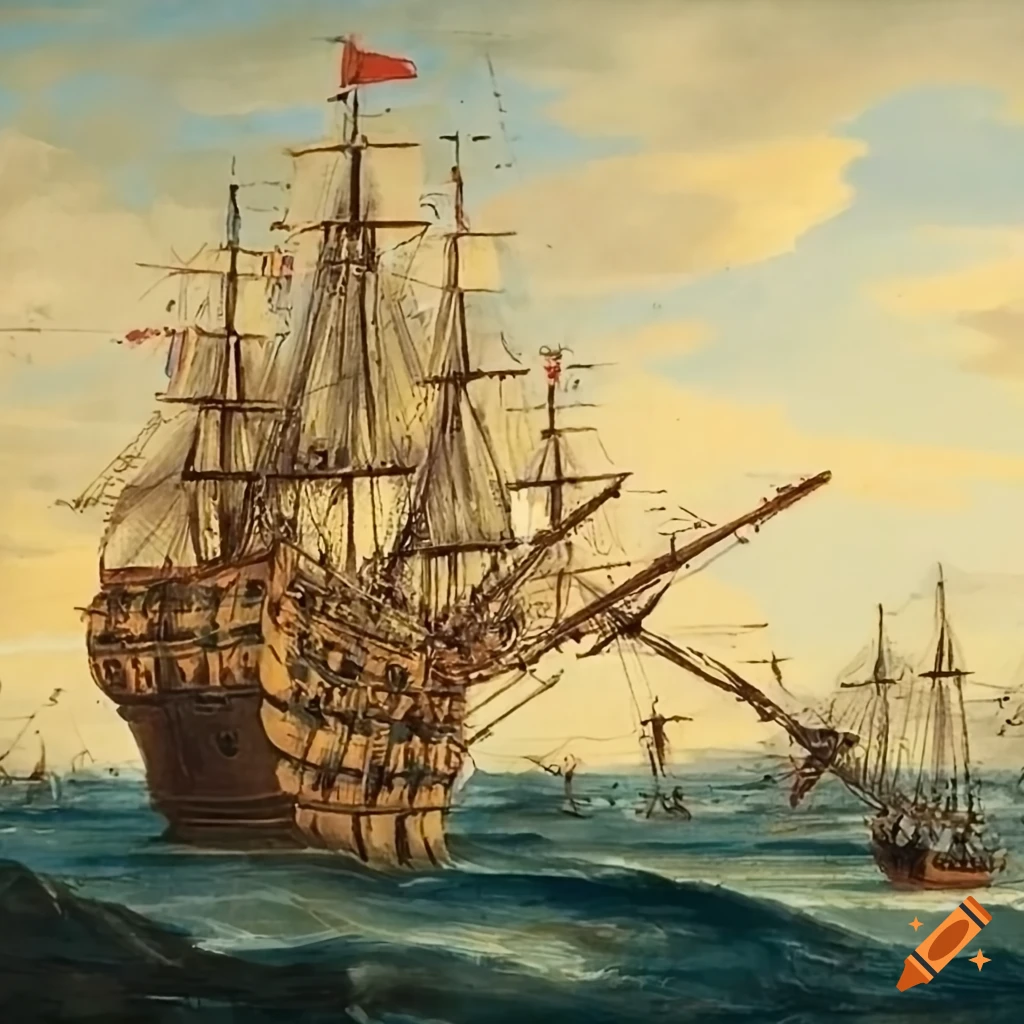 dessin d'un ouvrier d'un chantier naval du XVIIIe siècle