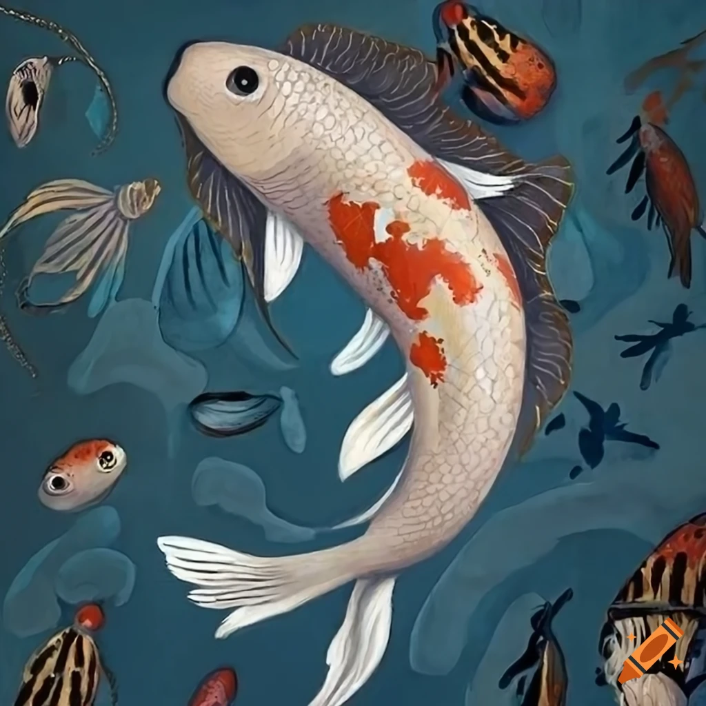 RITHIKA MERCHANT meeting Diego Rivera's painting of a koi fish