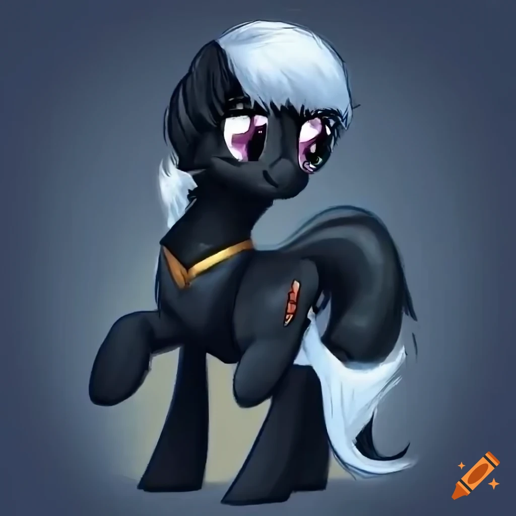 animated cartoon image of a stylish male MLP pony