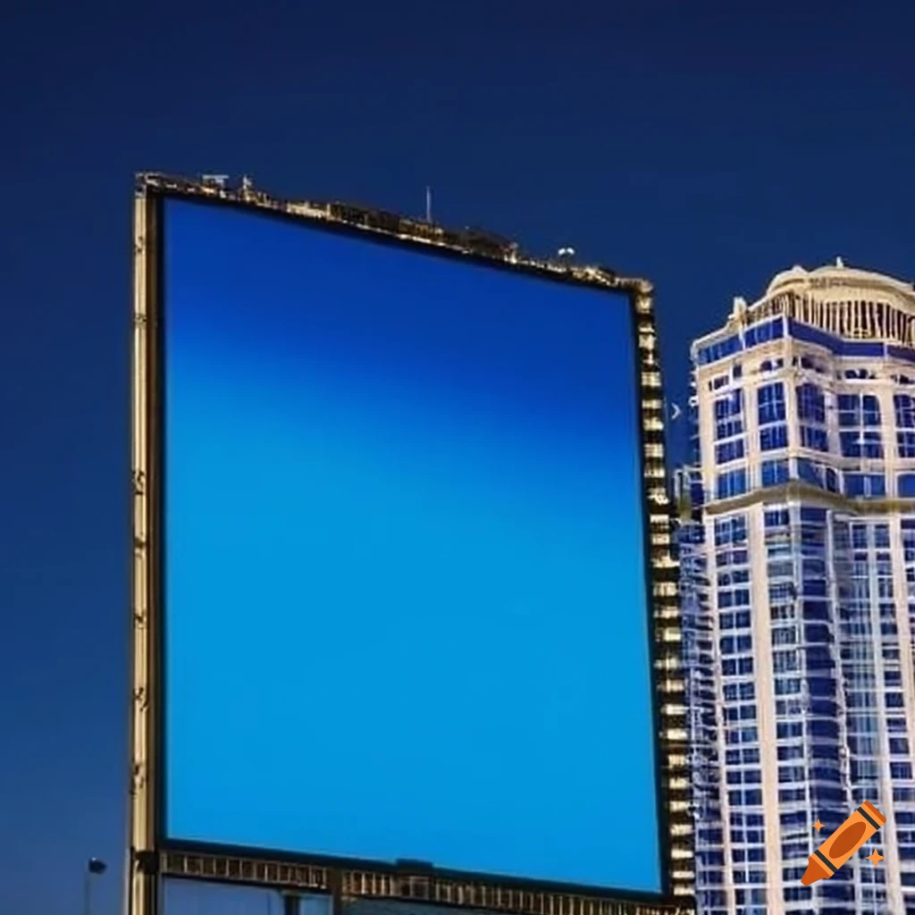 blue billboard with "Get a Job!" text and Las Vegas skyline