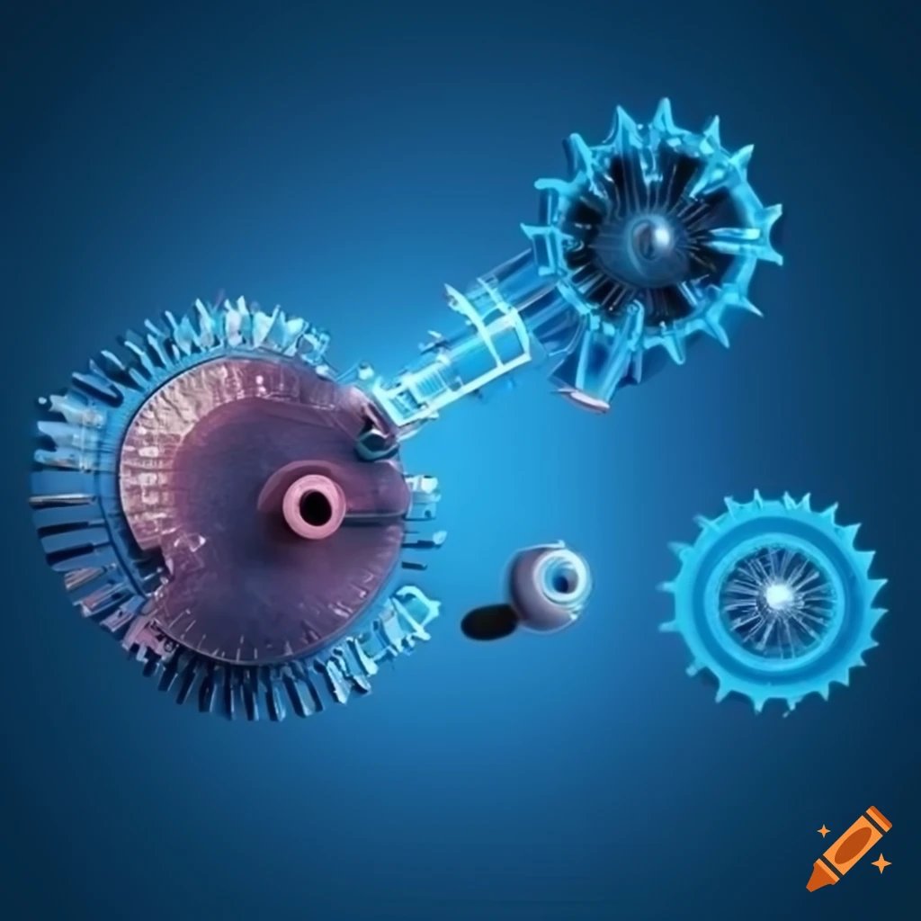 image of gears and a laptop in a 16/9 format