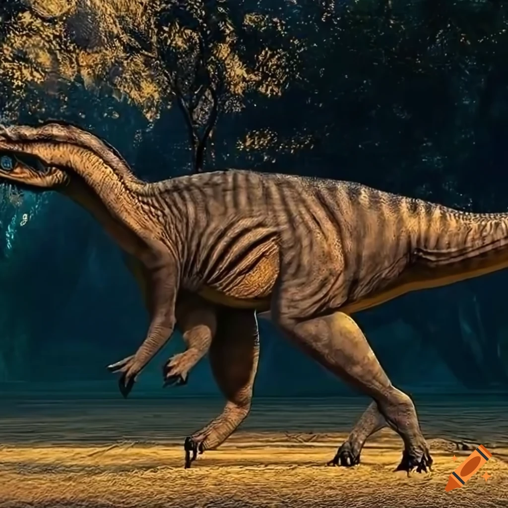 detailed image of a Iguanodon dinosaur