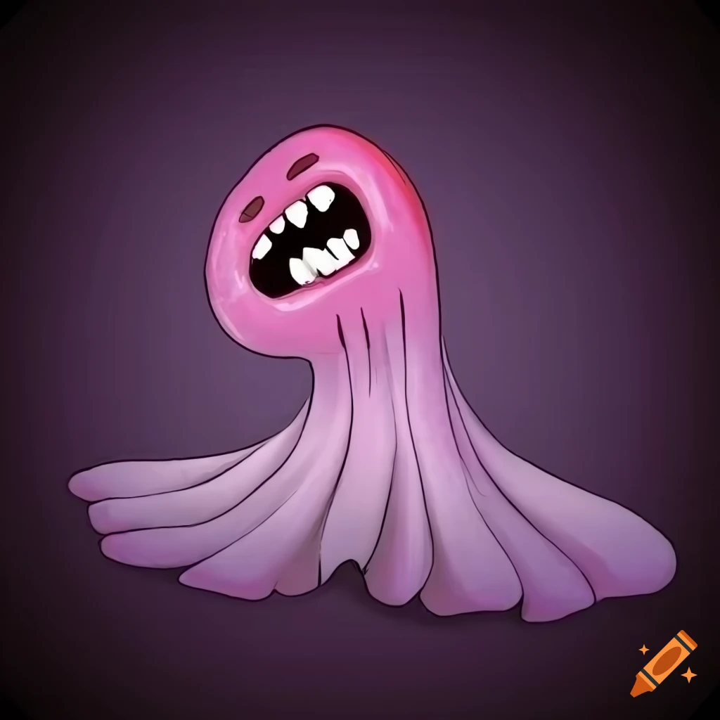 cartoon ghost mouth