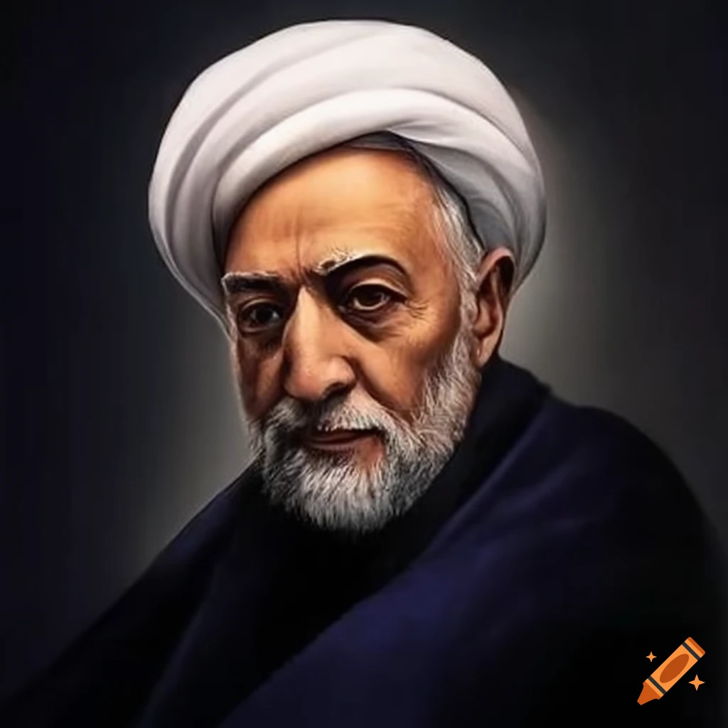 depiction of a powerful Iranian poet