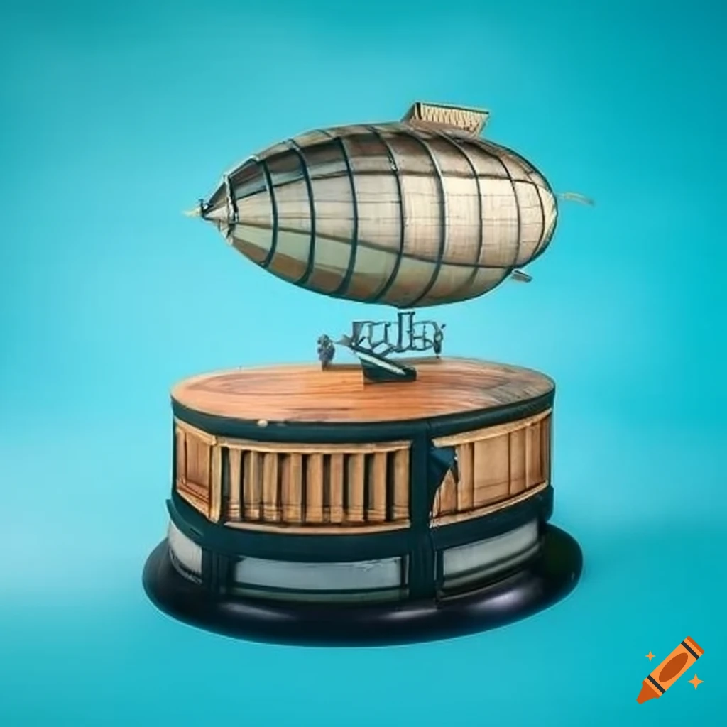 servers designed with airship theme