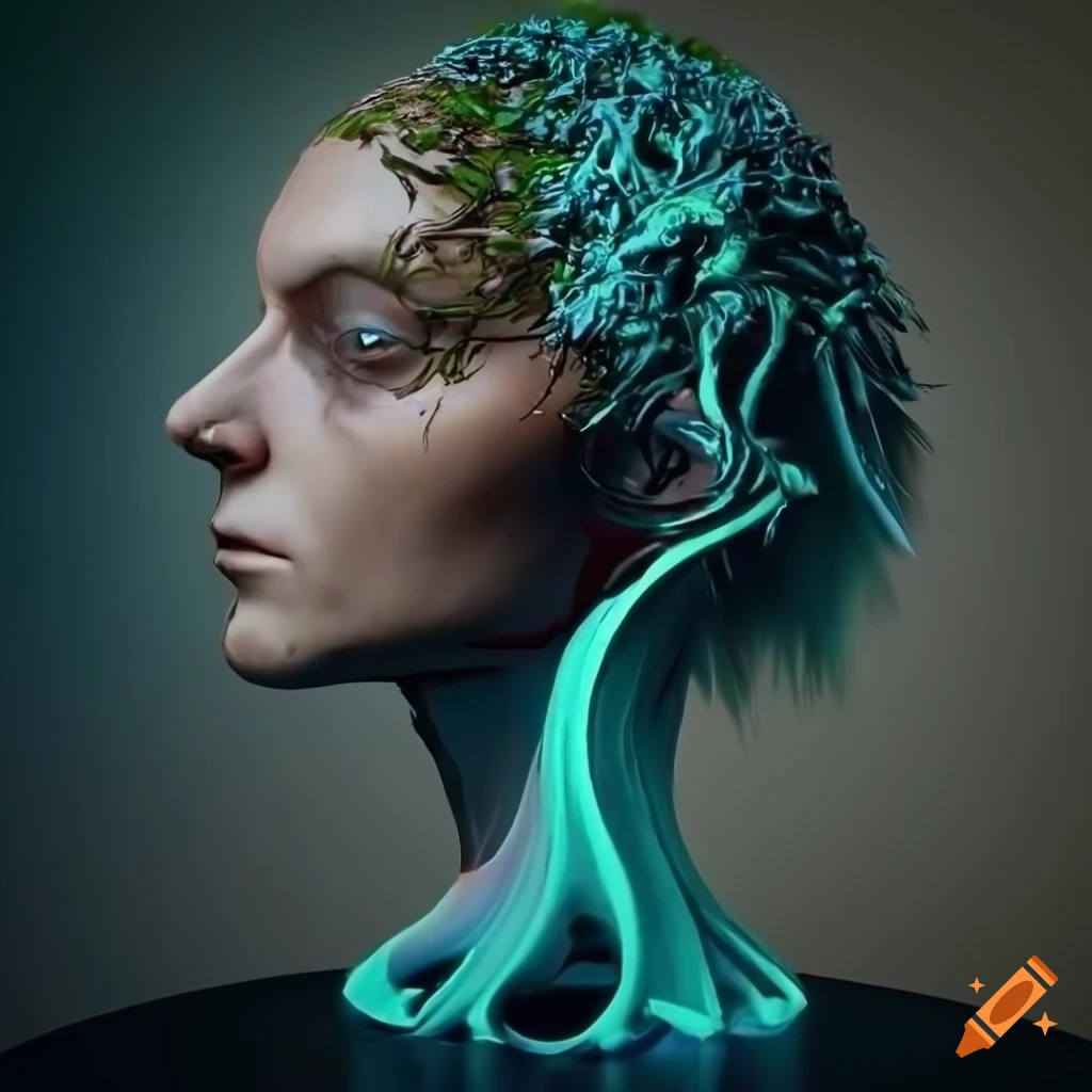 hyperrealistic octane render of a symmetrical bonsai