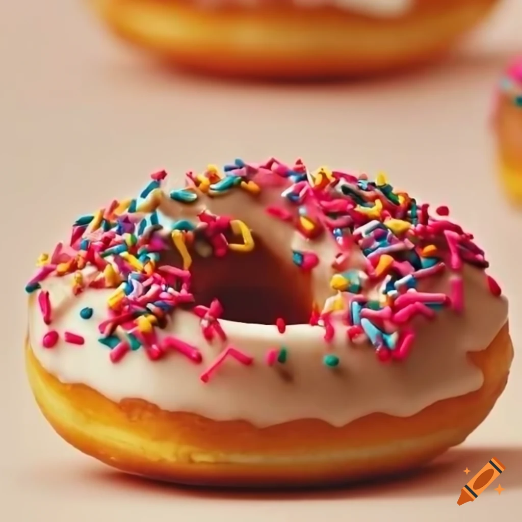salty donut on a plate