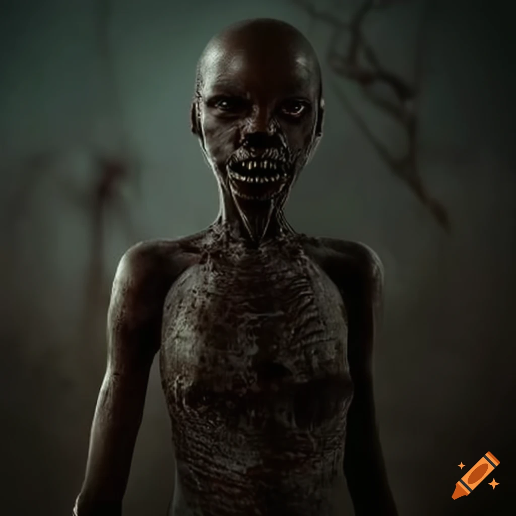 creepy game cover art with African theme
