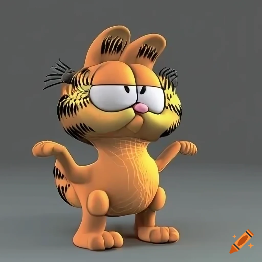 3D model of Garfield