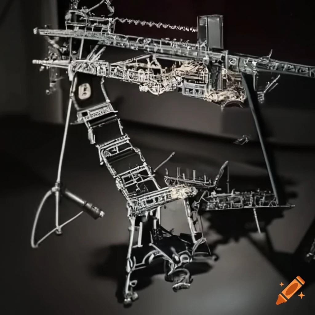image of complex engineering contraptions