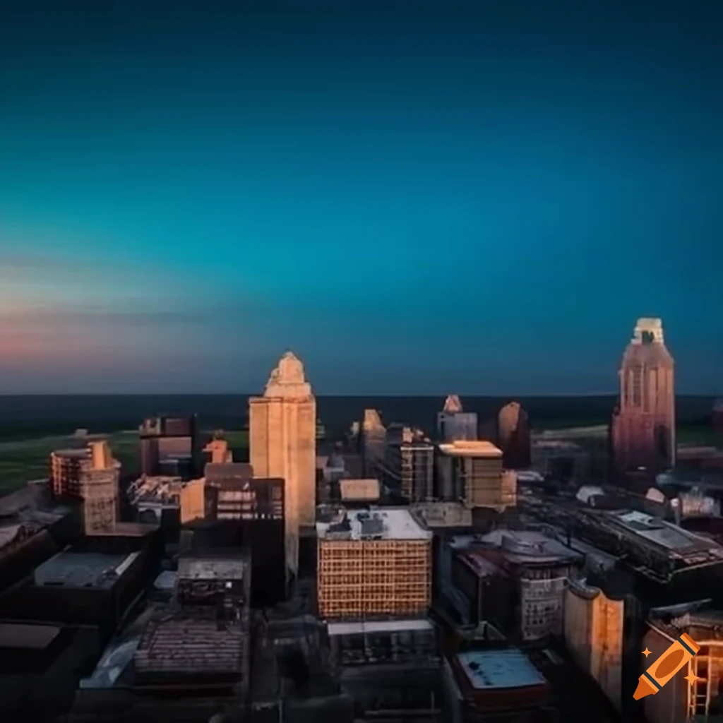 Fallout-themed image of Austin, Texas