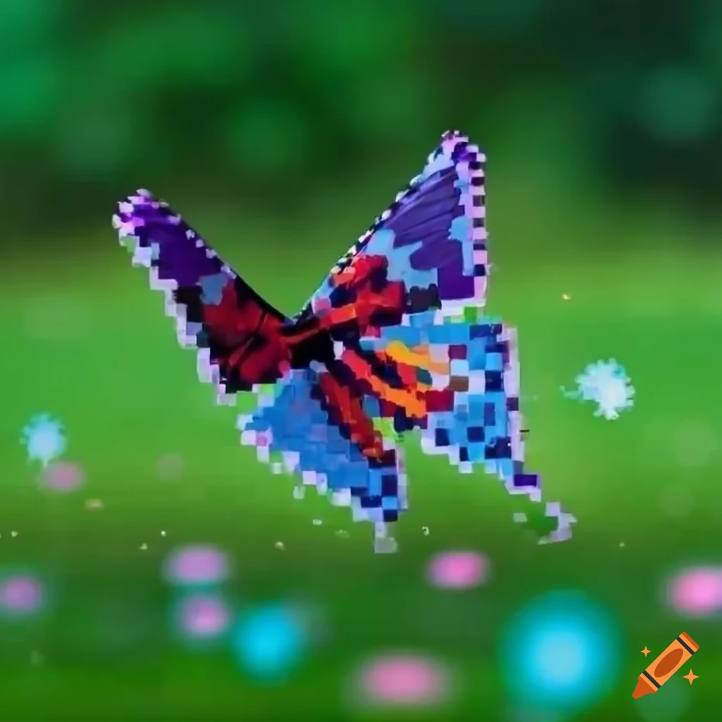 Flying Butterfly, Grass