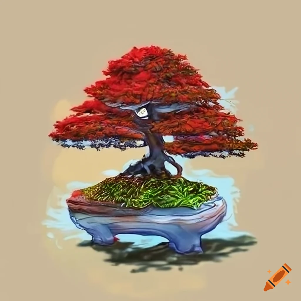 red pine bonsai tree