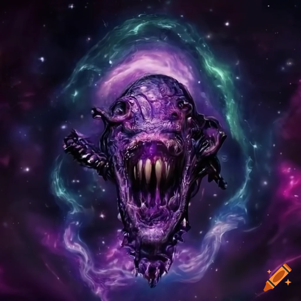 cosmic monster illustration