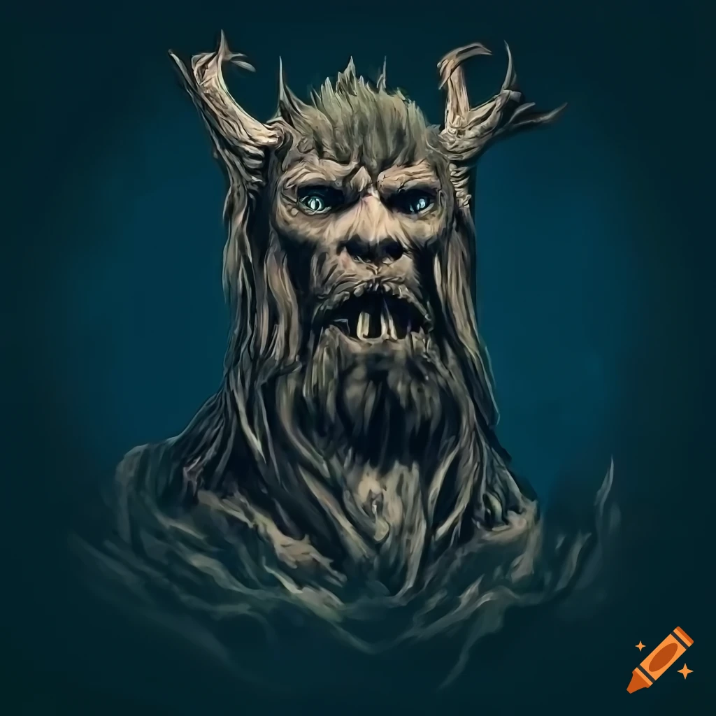 photo realistic depiction of an ancient ent