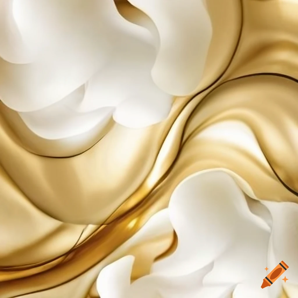 abstract-white-magnolia-with-flowing-gold-fabric-on-craiyon